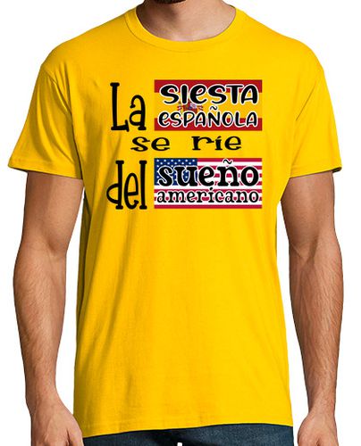 Camiseta La siesta española - negro - latostadora.com - Modalova