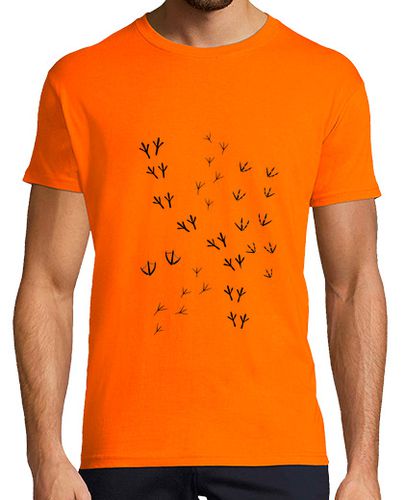 Camiseta Hombre Manga Corta Camiseta Huellas de aves laTostadora - latostadora.com - Modalova