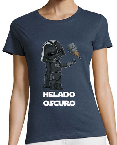 Camiseta mujer Helado oscuro - latostadora.com - Modalova