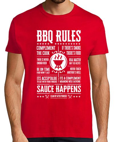 Camiseta BBQ Rules - latostadora.com - Modalova