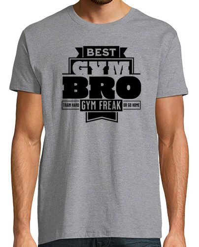 Camiseta BEST GYM BRO CAMISETA regalo fitness gymbro powerlifting bodybuilding - latostadora.com - Modalova