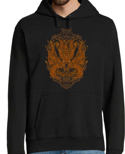 Sudadera Con Capucha Para Hombre zorro demonio mítico laTostadora - latostadora.com - Modalova