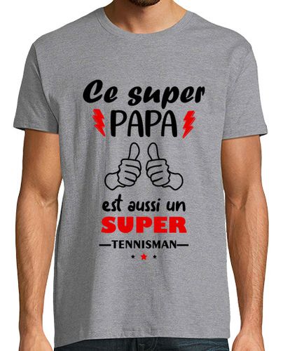 Camiseta súper papá tenista tenista - latostadora.com - Modalova