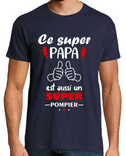 Camiseta papá bombero regalo de bombero humor - latostadora.com - Modalova
