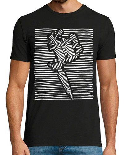 Camiseta Hombre Manga Corta pistola de tatuaje con líneas tatuador laTostadora - latostadora.com - Modalova