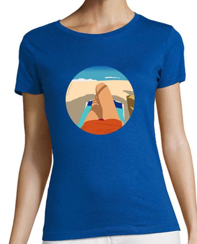 Camiseta mujer En la playa - latostadora.com - Modalova