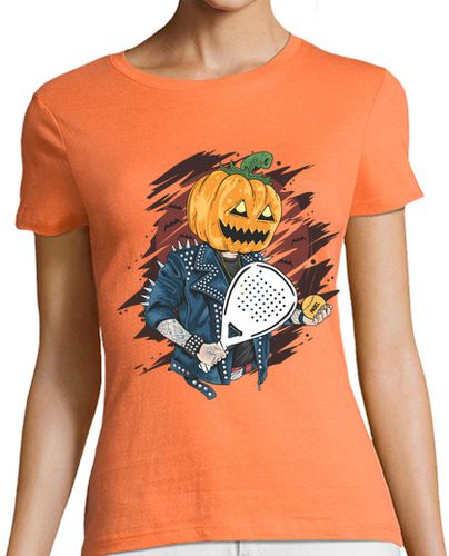 Camiseta Mujer Manga Corta raqueta de pádel disfraz de halloween laTostadora - latostadora.com - Modalova