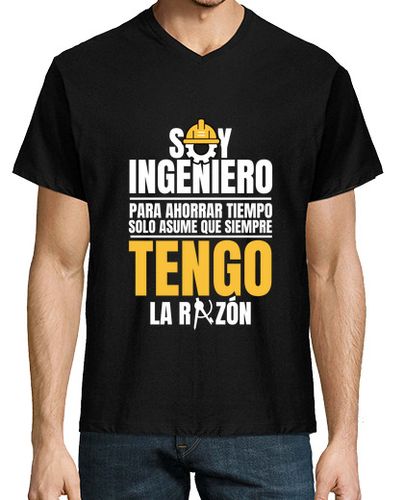 Camiseta Hombre Cuello Pico soy ingeniero asumo que siempre tengo laTostadora - latostadora.com - Modalova