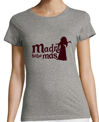 Camiseta mujer Madre sabe más - Madre Gothel, Rapunzel - latostadora.com - Modalova