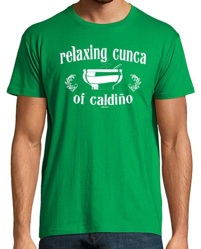 Camiseta Frase en Gallego Relaxing Caldiño - latostadora.com - Modalova