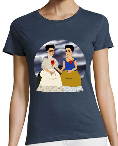 Camiseta mujer Las dos Fridas - latostadora.com - Modalova
