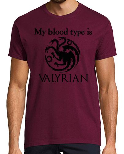 Camiseta Sangre valyria negro - latostadora.com - Modalova
