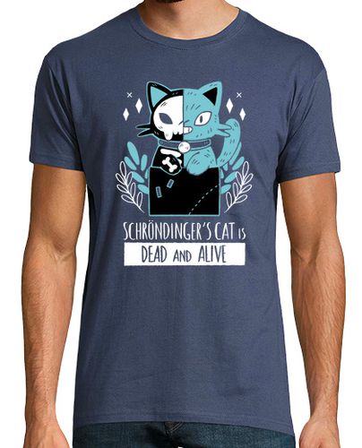 Camiseta gato vivo y muerto - latostadora.com - Modalova