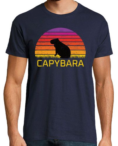 Camiseta Capybara retro sunset laTostadora - latostadora.com - Modalova