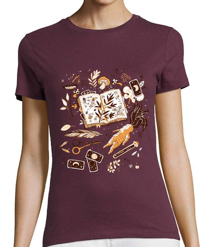 Camiseta Mujer Manga Corta Witch book laTostadora - latostadora.com - Modalova