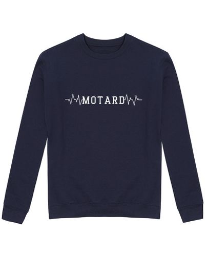 Sudadera Sin Capucha Unisex Motard Lletres Blanques Jersei unisex laTostadora - latostadora.com - Modalova