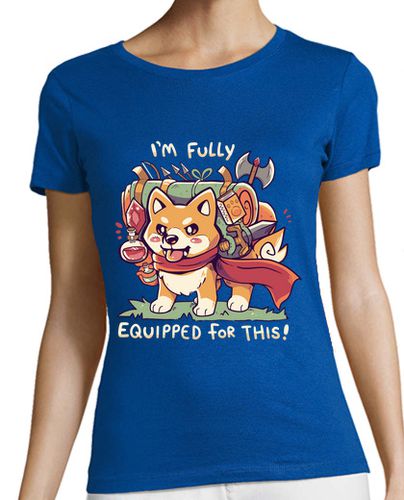 Camiseta Mujer Manga Corta totalmente equipado para esto - camisa de mujer laTostadora - latostadora.com - Modalova