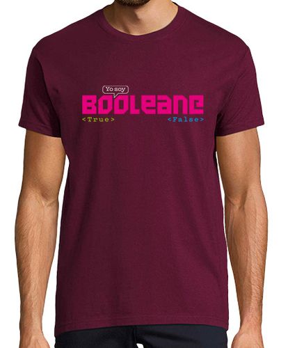 Camiseta Booleano hombre burdeos - latostadora.com - Modalova