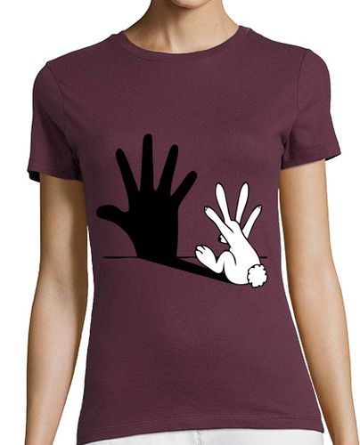 Camiseta mujer Conejo sombra mano w laTostadora - latostadora.com - Modalova