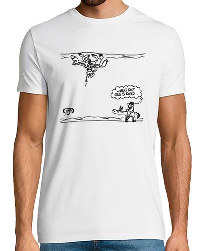 Camiseta Hombre Manga Corta Camiseta Don Quijote y Sancho laTostadora - latostadora.com - Modalova