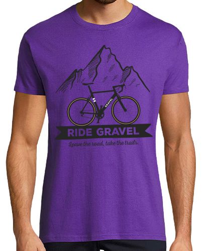 Camiseta Hombre Manga Corta andar en bicicleta de grava bicicleta b laTostadora - latostadora.com - Modalova