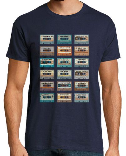 Camiseta regalo de colección de cintas de música - latostadora.com - Modalova