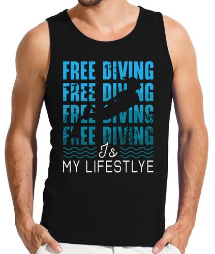 Camiseta Hombre Sin Mangas el buceo libre es mi estilo de vida buc laTostadora - latostadora.com - Modalova