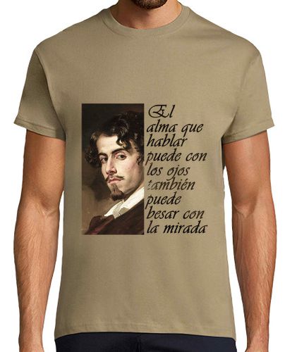 Camiseta Bécquer frase laTostadora - latostadora.com - Modalova