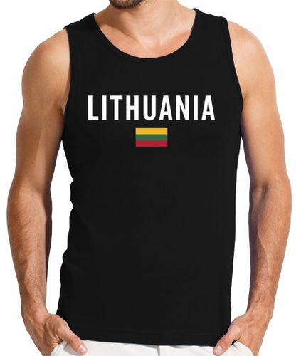 Camiseta Hombre Sin Mangas bandera de lituania bandera patriótica laTostadora - latostadora.com - Modalova