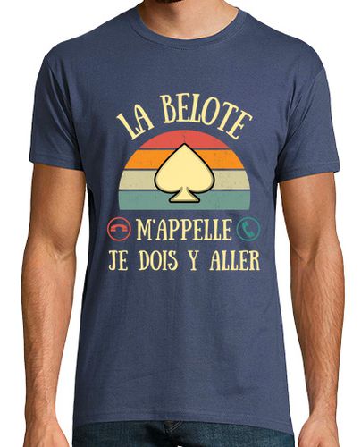 Camiseta Hombre Manga Corta belote me llama hombre de humor laTostadora - latostadora.com - Modalova