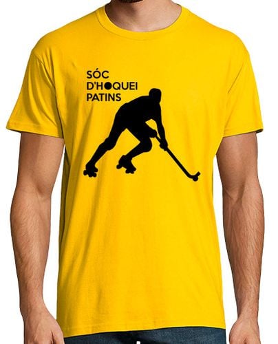 Camiseta Hockey patines 2 negro laTostadora - latostadora.com - Modalova