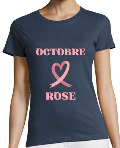 Camiseta mujer cáncer de mama femenino de octubre rosa - latostadora.com - Modalova