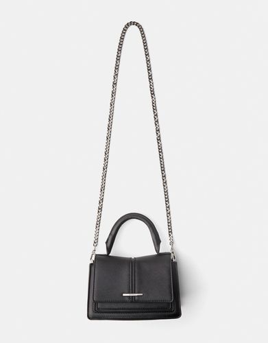 Bolso Bandolera Safiano Mujer - Bershka - Modalova