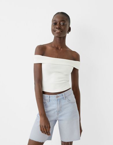 Bermuda Denim Mujer 38 - Bershka - Modalova