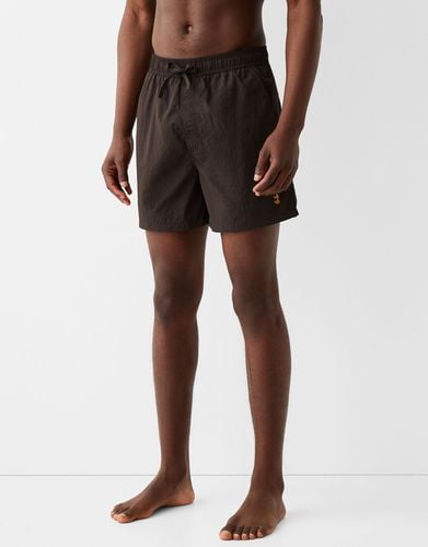 Bañador Boxy Monocolor Hombre S - Bershka - Modalova