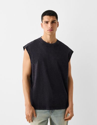 Camiseta Sin Mangas Oversize Hombre L - Bershka - Modalova