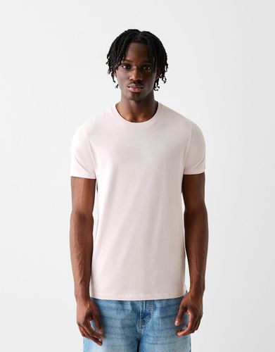 Camiseta Manga Corta Regular Fit Hombre Xl - Bershka - Modalova