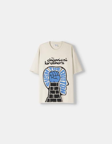 Camiseta The Chemical Brothers Manga Corta Relaxed Hombre S - Bershka - Modalova