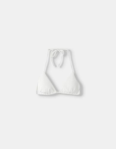 Top Bikini Rib Mujer L - Bershka - Modalova