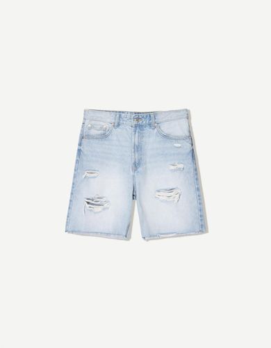Ermuda Denim Rotos Hombre 46 " - Bershka - Modalova