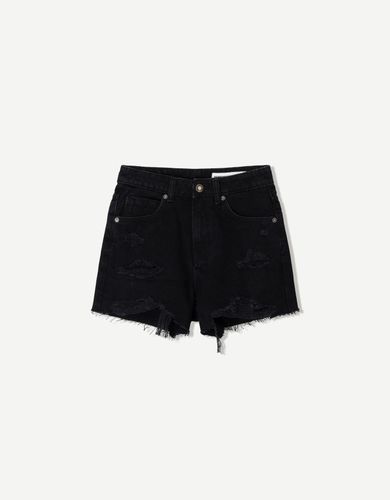 Short Denim Rotos Mujer 32 - Bershka - Modalova