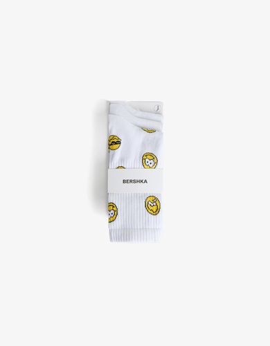 Hka Pack 3 Calcetines Print Hombre M " - Bershka - Modalova