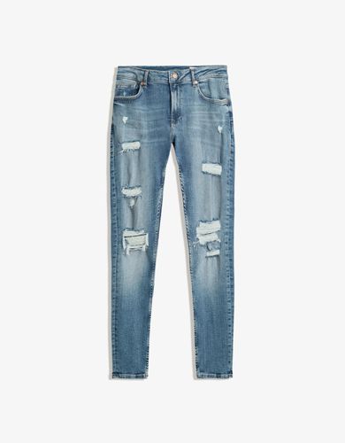 Hombre 38 Azul Lavado" - Bershka - Modalova