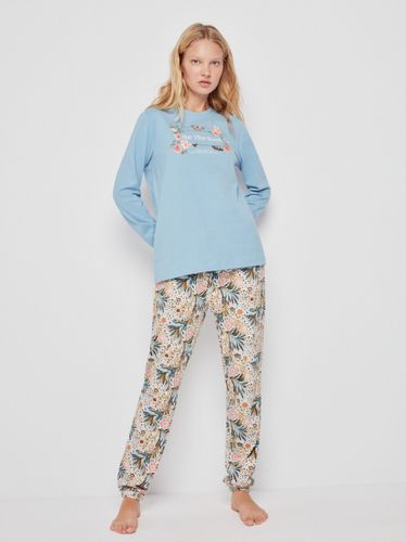 Largo algodón mujer estampado floral - Gisela - Pijama - Modalova