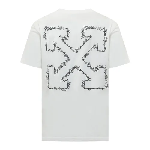 Script Arrow SS Tee - Off White - Modalova