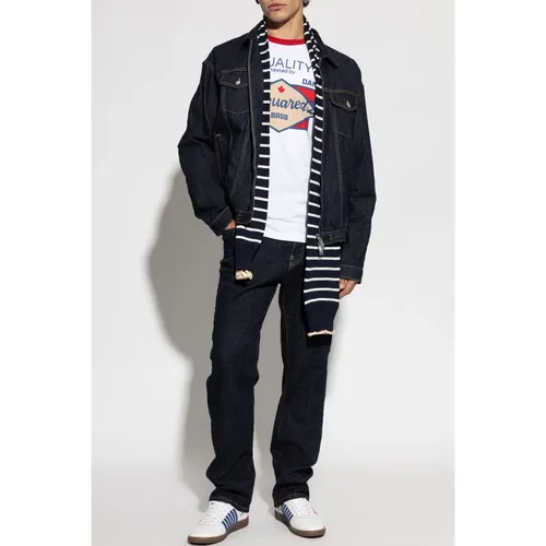Denim Jacket - Dsquared2 - Modalova