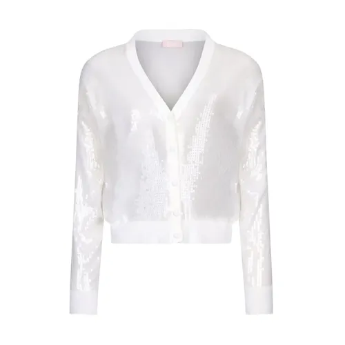 Cardigan with Sequins - Liu Jo - Modalova