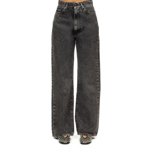 Jeans > Wide Jeans - - Semicouture - Modalova