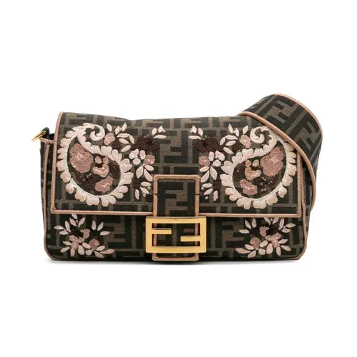Pre-owned > Pre-owned Bags > Pre-owned Cross Body Bags - - Fendi Vintage - Modalova