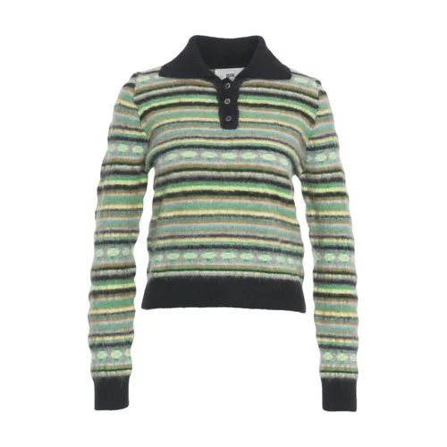 Knitwear > V-neck Knitwear - - Solotre - Modalova